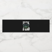 ネオン色のアートワーク – Peekabo ペットボトルラベル (シングルラベル)