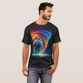 ネオン色のトルネードを持つ。 Tシャツ (正面フル)