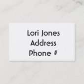 ネオン色の名刺はタイトル及び文字をカスタマイズ 名刺 (裏面)