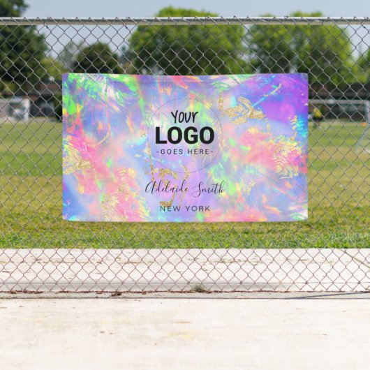 ネオン色の宝石 横断幕 (インサイチュ)