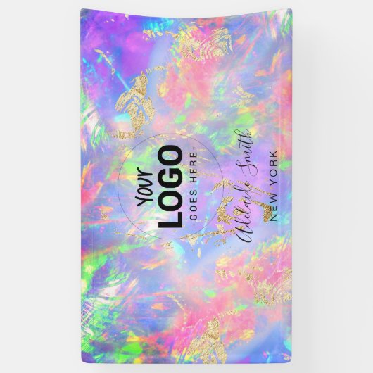 ネオン色の宝石 横断幕 (縦)