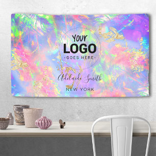 ネオン色の宝石 横断幕