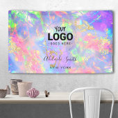 ネオン色の宝石 横断幕