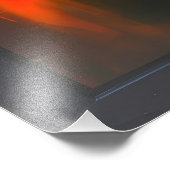 ネオン色の神秘的な女性 フォトプリント            (角)