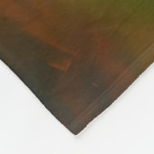 ネオン色の神秘的な女性 フリースブランケット (角)