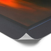 ネオン色の神秘的な女性 ポスター (角)