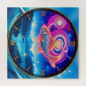 ネオン色の魚 ジグソーパズル (横)