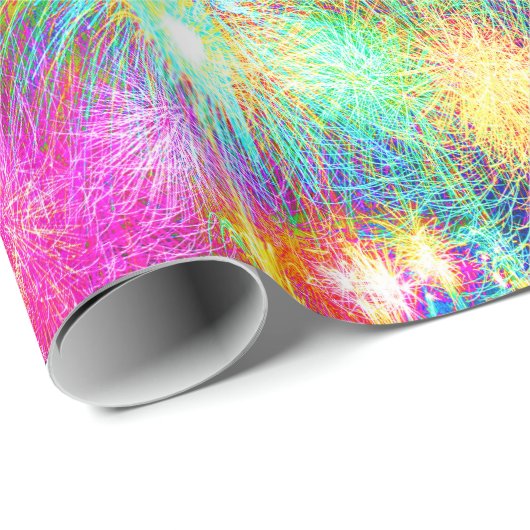 ネオン花火 ラッピングペーパー (ロールコーナー)