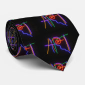 ネオン芸術のタイ ネクタイ (ロール)