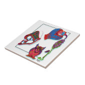 ネオン落書きのタイル タイル (側面)