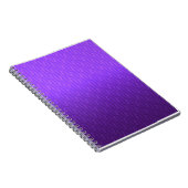ネオン薄紫グラデーション ノートブック (右側)