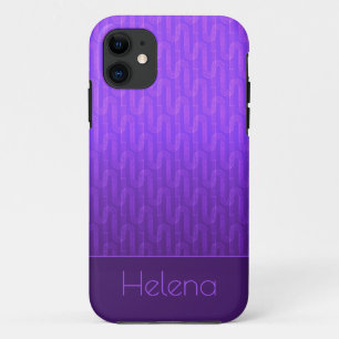 ネオン薄紫グラデーション iPhone 11 ケース