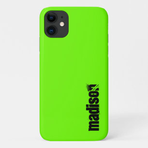ネオン蛍光緑 iPhone 11 ケース