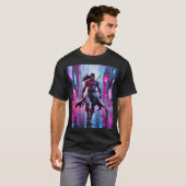 ネオン街並みの源氏 Tシャツ (正面フル)