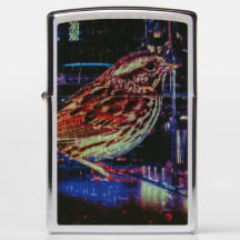 ネオン街並みサイバーパンクスパロウ