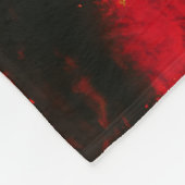 ネオン街並みサイバーパンクスパロウ フリースブランケット (角)