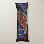 ネオン街並みサイバーパンクスパロウ ボディピロー (裏面 (縦))