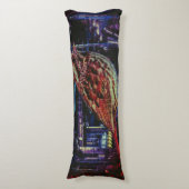 ネオン街並みサイバーパンクスパロウ ボディピロー (正面縦)