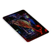 ネオン街並みサイバーパンクスパロウ マグネット (右側)