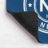 ネオン要素ブルーマウスパッド マウスパッド (コーナー)