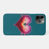 ネオン解剖学ハートiPhone/iPadケース Case-Mate iPhoneケース (裏面(横))