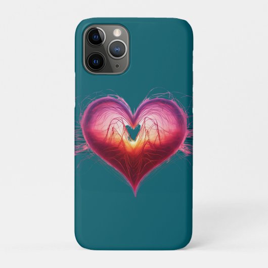 ネオン解剖学ハートiPhone/iPadケース Case-Mate iPhoneケース (裏)
