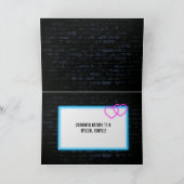 ネオン記念日マーキーオンブリック カード (内部)