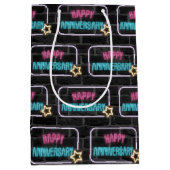 ネオン記念日マーキーオンブリック ミディアムペーパーバッグ (正面)