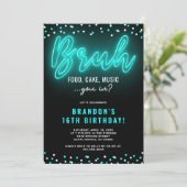 ネオン誕生日パーティー青年よ 招待状 (スタンド正面)