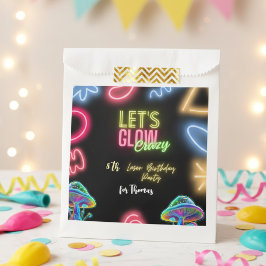 ネオン誕生日レー熱狂するザーパーティーを輝かせよう フェイバーバッグ