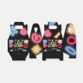 ネオン誕生日レー熱狂するザーパーティーを輝かせよう フェイバーボックス (折り畳みなし)