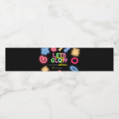 ネオン誕生日レー熱狂するザーパーティーを輝かせよう ペットボトルラベル (シングルラベル)