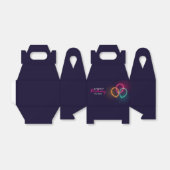 ネオン誕生日 – 名前 フェイバーボックス (折り畳みなし)