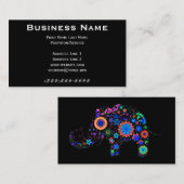 ネオン象 名刺 (正面/裏面)