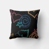 ネオン走り書き クッション (裏面)