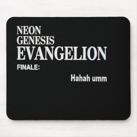 ネオン起源: Evangelionのmousepad マウスパッド (正面)