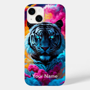 ネオン輝く神秘的な虎のイメージ  Case-Mate iPhone 14ケース