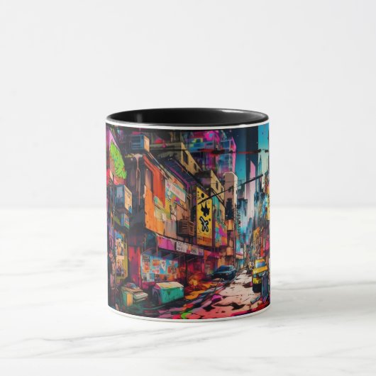 ネオン通り マグカップ (中央)
