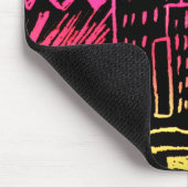 ネオン都市景観 マウスパッド (コーナー)