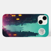 ネオン都市 Case-Mate iPhoneケース (裏面 (横))