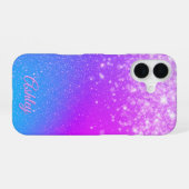 ネオン銀河グラデーション iPhone 16ケース (裏面横)