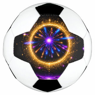 ネオン銀河コンパクトミラー サッカーボール