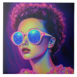 ネオン銀河系グラマー タイル