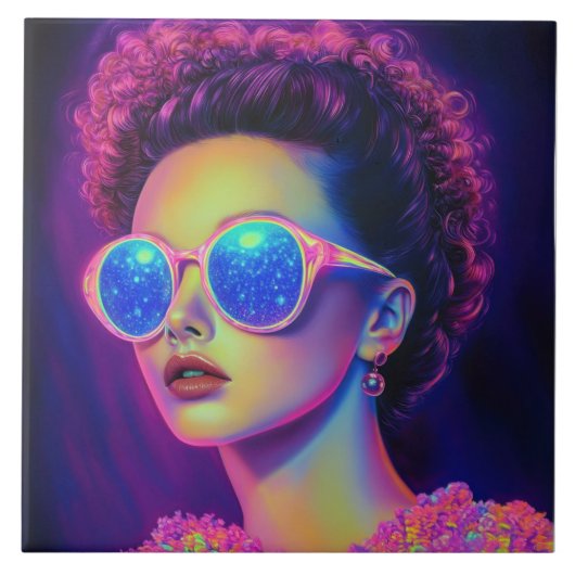 ネオン銀河系グラマー タイル (正面)