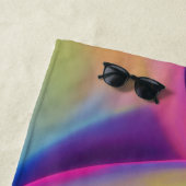 ネオン銀河系グラマー ビーチタオル (インサイチュ)