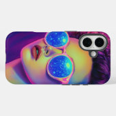 ネオン銀河系グラマー Case-Mate iPhoneケース (裏面 (横))