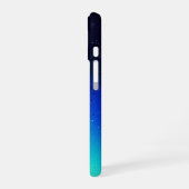 ネオン銀河系勾配 iPhone 16ケース (左側面)