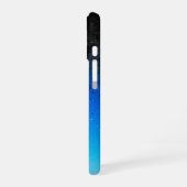 ネオン銀河系勾配 iPhone 16ケース (左側面)