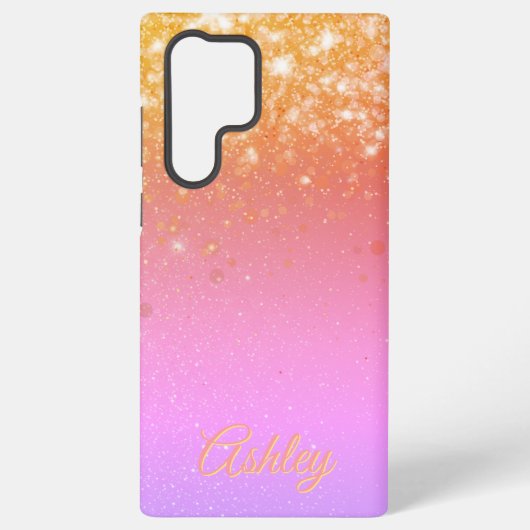 ネオン銀河系勾配 SAMSUNG GALAXYケース (裏面)