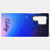 ネオン銀河系勾配 SAMSUNG GALAXYケース (裏面横)